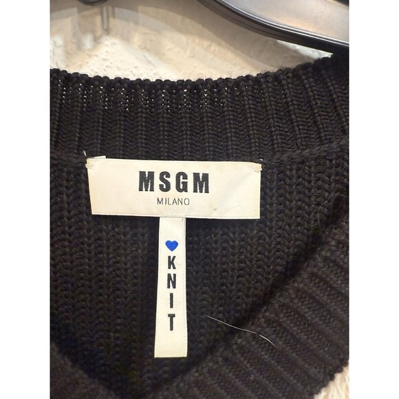 MSGM Chevron Fringe Jumper Size Small - Picture 7 of 7